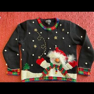 Snowman sweater!